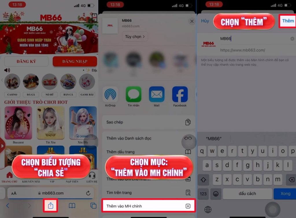 Hướng Dẫn Tải App MB66 Đơn Giản Và An Toàn Chỉ Mất 5 Phút 26 Bước 2 truy cập và tải thành công app MB66 iOS