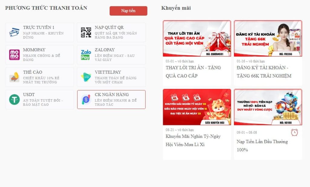 Giới Thiệu MB66 Nhà Cái Chơi Cá Cược Uy Tín Top Đầu 2 Giới thiệu MB66 về điểm nổi bật trong phương thức thanh toán